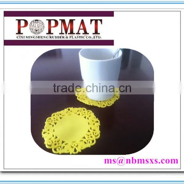Customized Shape Logo Printed Rubber Furniture Coasters photo-2