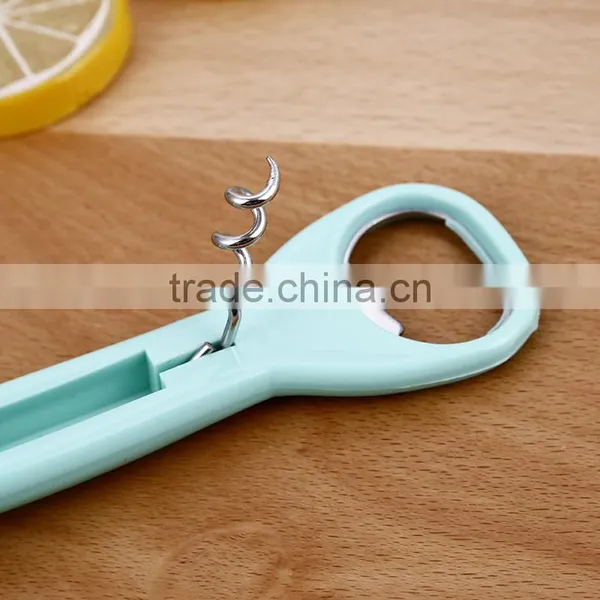 Factory Wholesale Simple Design Cheap Promotion PP Handle Stainless Steel Beer Bottle Opener photo-6