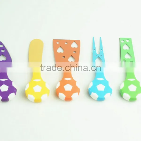 42198 5 Pieces Set Cheese Knives Steel Stainless Cheese Slicer Cheese Cutter photo-3
