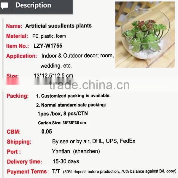 Artificial Potted Plants Office Artificial Plant Handmade Mini Plant photo-2