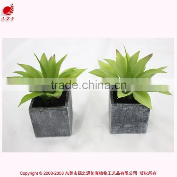 High Quality Wholesale Artificial Mini Succulents,mini Artificial Agave photo-3