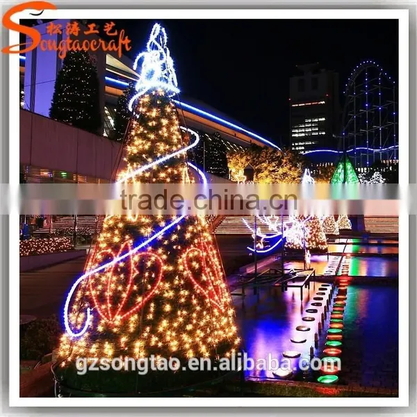 10m-20m Green PVC Customized Christmas Tree Custom Christmas Tree Ornament Artificial Christmas photo-4