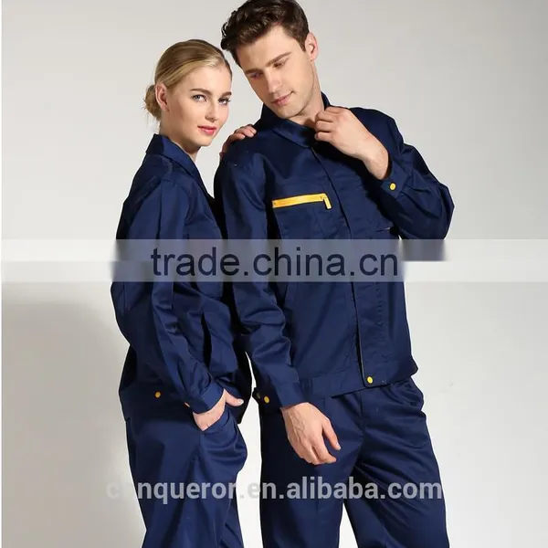 Best Quality Cotton Fabric Workers Wearable Used Work Uniforms photo-3