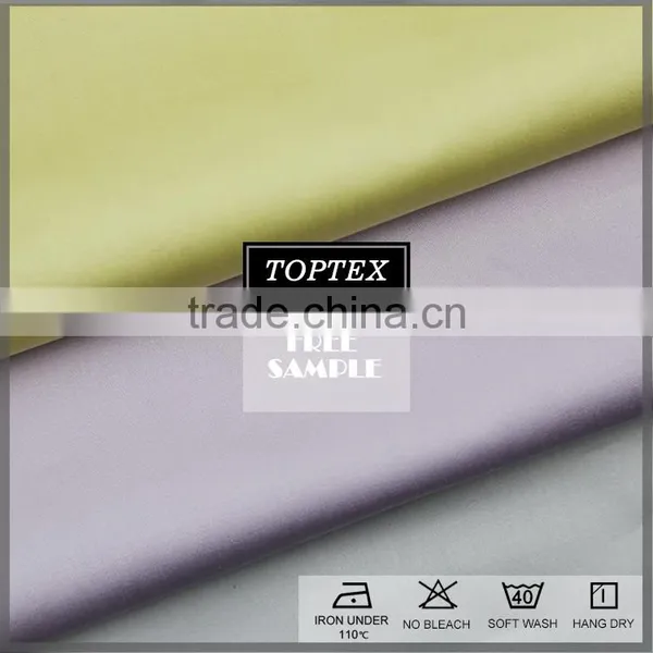 Hotel Bed Sheet Mercerized Fabric in 100 % Cotton Satin Fabric photo-2