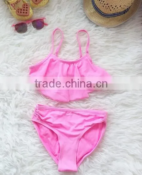 Girls Beachwear 2 Piece Suit Swimwear Best Selling Products 2017 in Usa photo-5