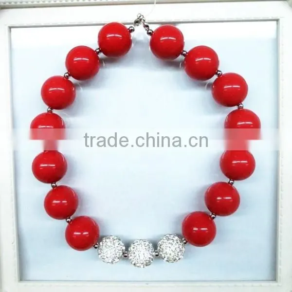 Boutique Chunky Bead Kids Necklace Wholesale photo-2