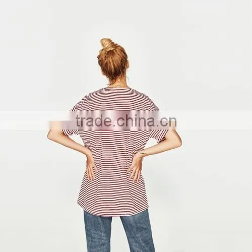 Wholesale T-shirts Cotton Women Short Sleeve T-Shirts Mid-long Style photo-3