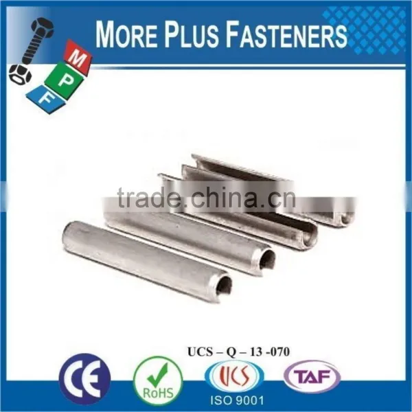 Made In Taiwan Slotted Spring Pin Stainless Steel Tension Standard Slotted Steel photo-4