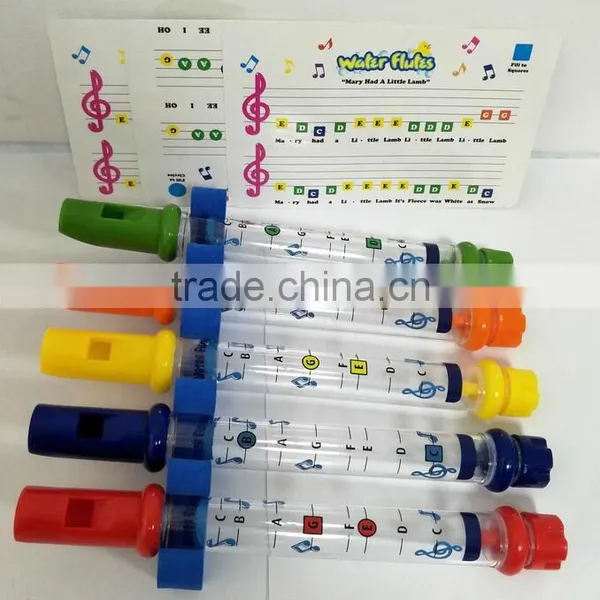 Hot Sale Plastic Water Flute Baby Educational Bath Toys Summer Water Playing Musical Toy for Kids photo-2