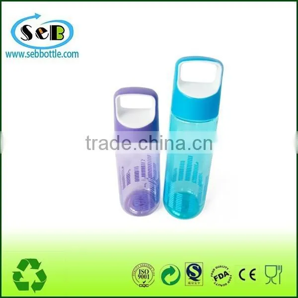 2016 New Plastic Clear Sport Water Bottle With Handle for Student photo-2