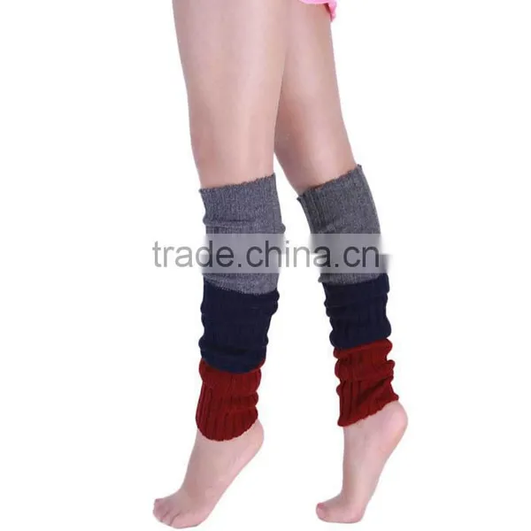 1 Pair Chic Womens Crochet Knit Leg Warmers Cuffs Toppers Boot Socks photo-3