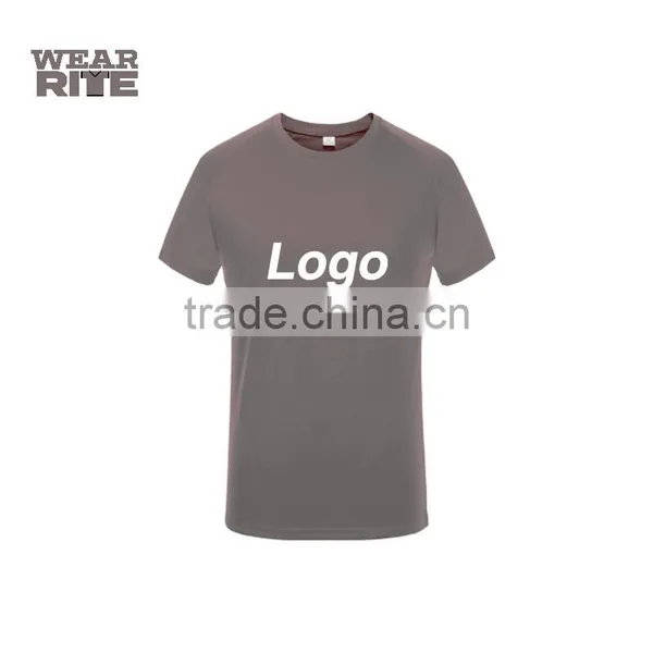 Logo Print 100% Polyester Wholesale Blank T-shirt photo-2