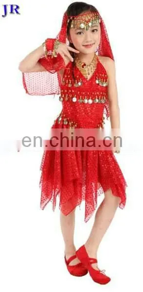 Beautiful Cute Shiny Fabric Belly Dance Costume for Kids ET-010 photo-3