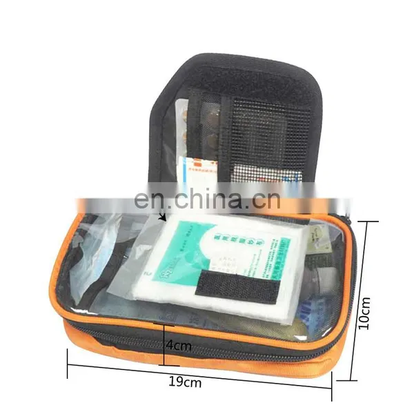 Orange Cosmetic Emergency First Aid Kit Soft Mini Medical Bag photo-6