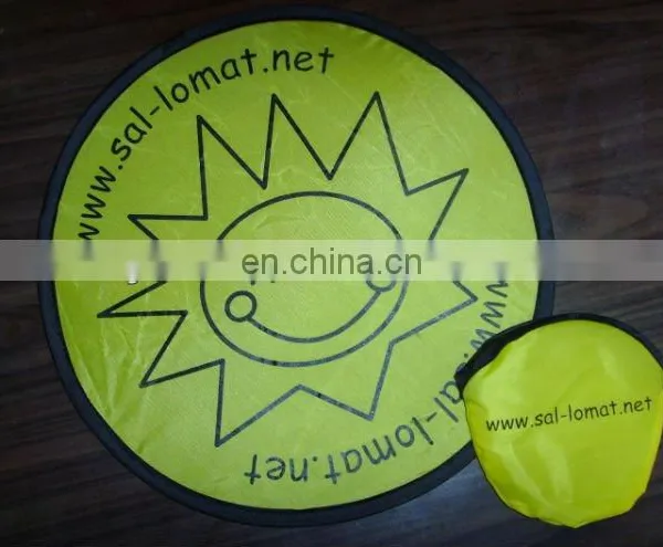 Promotional Foldable Nylon 190T Frisbee With Printing Logo photo-2
