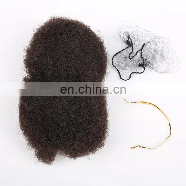 4pcs/lot Tight Afro Kinky Bulk Hair 100% Human Hair For DreadLocks,Twist Braids Nautral Color Afro Kinky Hair photo-5
