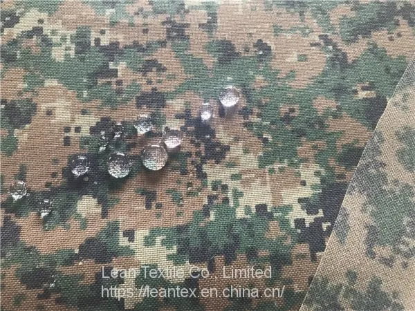 Nylon Cordura Fabric Digital Camouflage Printed Waterproof Pu Coating