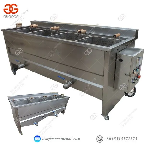 Peanuts , Green Beans 48kw French Fries Frying Machine photo-2