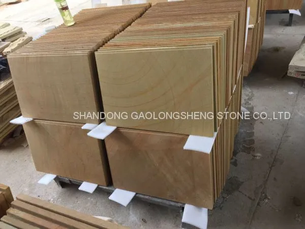 Yellow Sandstone, Yellow Landscaping Sandstone,yellow Teak Wood Sanstone photo-2