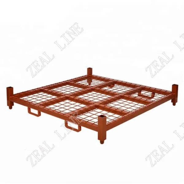 Folding 72X72 Inch Metal PCR Tire Tyre Collapsible Stacking Storage Rack photo-4