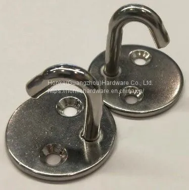 Marine Deck Hardware Stainless Steel Round Pad Eye Plate