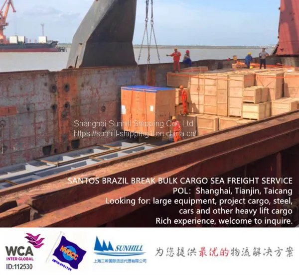 Shanghai to Luanda Break Bulk Cargo Ocean Freight Angola Project Cargo Shipping photo-2