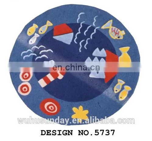 Kids Home Designs Bedroom Decorating Cartoon Design Shaggy Carpet photo-4