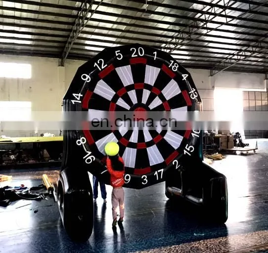 Two Sided Inflatable Soccer Darts and Baseball Hit Target photo-2