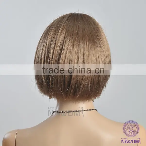 Japan's Hair Woman Short Straight Brown Synthetic Wig 2301 photo-4