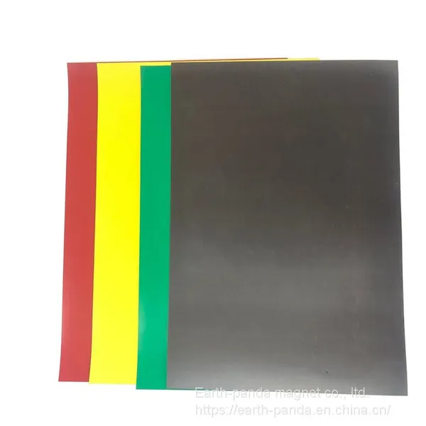 Customized High Quality Rubber Magnet Sheet With Color PVC photo-4