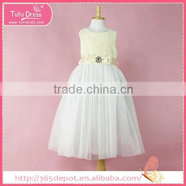 Knee High Hot Girl Without Dress Without Any Clothes Flower Girl Dress