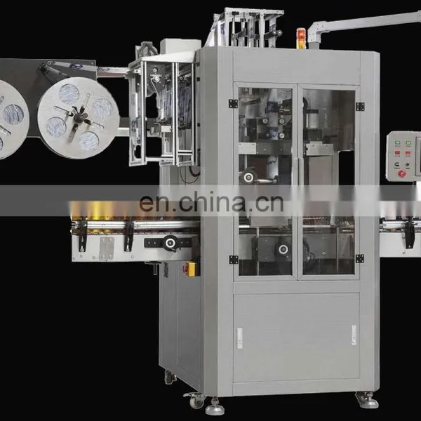 Full Automatic Cap Neck Heat PVC Label PET Plastic Drink Water Bottle Shrink Sleeve Labeling Machine photo-5