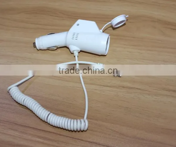 2-port Hot Sales 2015 Universal Car Charger Sprial Cable photo-2