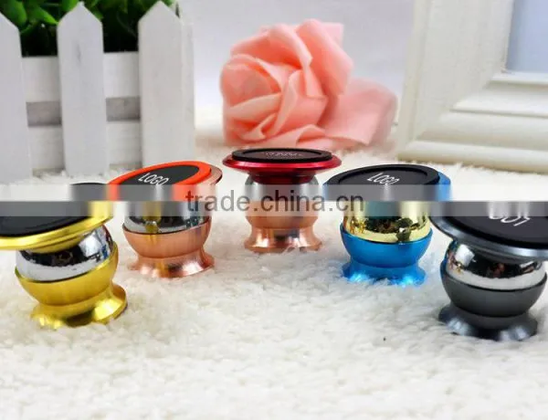 Magnet 360 Rotating Magnetic Funny Cell Phone Holder for Desk Magnetic Car Mount Stainless Steel Metal Stand Cell Phone Holder photo-3