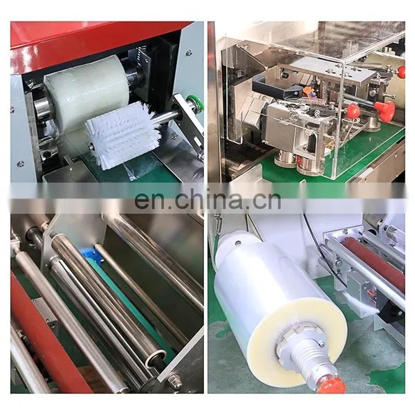 Manufacturer Candy Type Filling Beneath Feeding Cutlery Automatic Packing Horizontal Face Mask Pillow Packaging Machine photo-4
