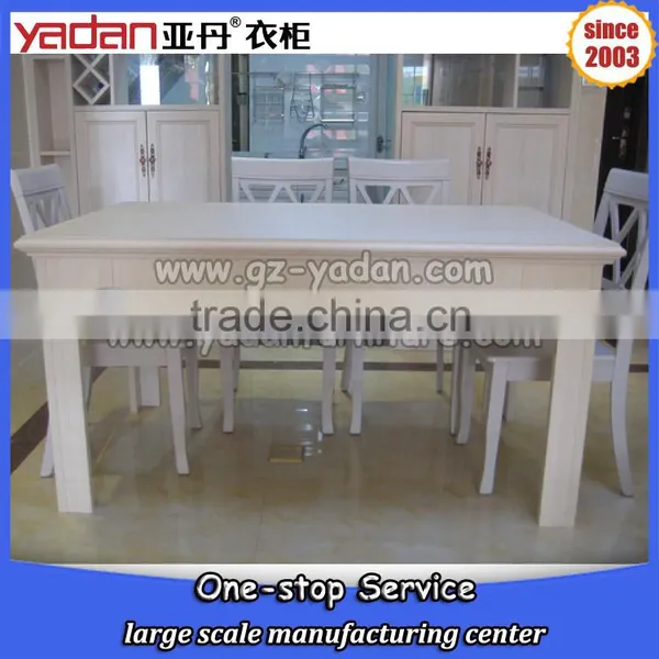 White Lacquer Dining Table Model With Price