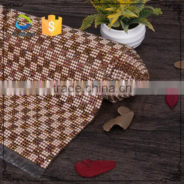 Fashion Design Crystal Rhinestone Mesh Trim Rhinestone Sheet Quality Choice photo-3