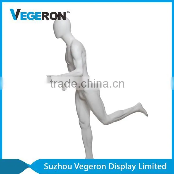 Fiberglass Run Pose Sport Male Mannequin photo-4