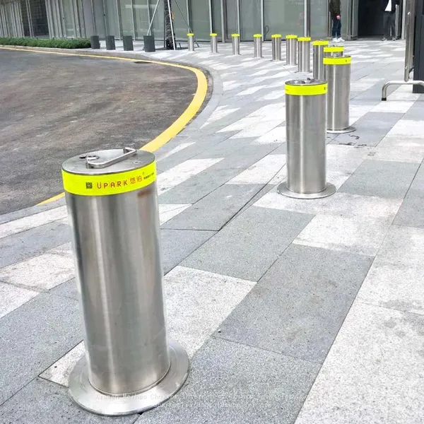 UPARK 6mm 4mm Driveway Anti-theft Parking Post Private Area Manual Road Barrier Heavy Duty Movable Columns Bollard photo-4