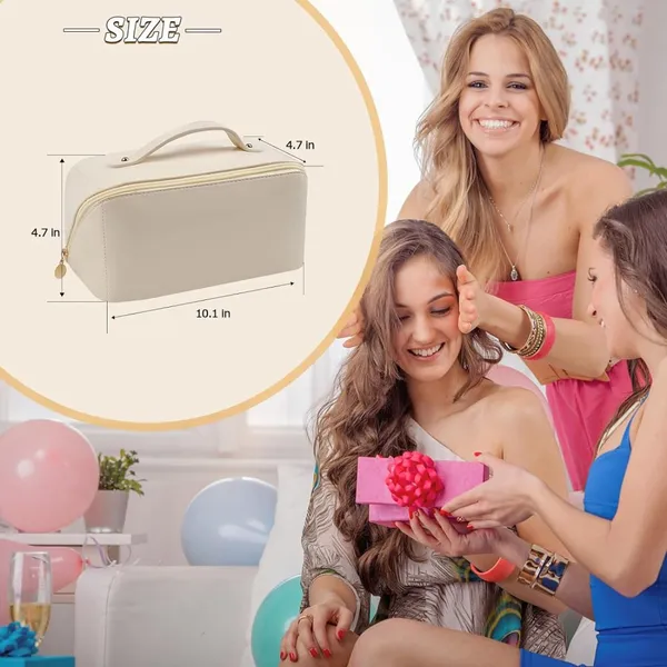 Cosmetic Bag,Toiletry Bag,Travel Makeup Bag Organizer photo-4