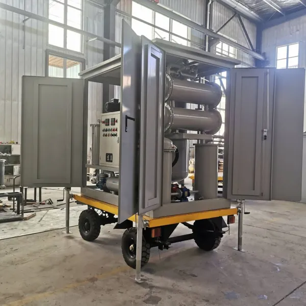 Closed Trailer Type Two Stages Transformer Oil Filtration System photo-2