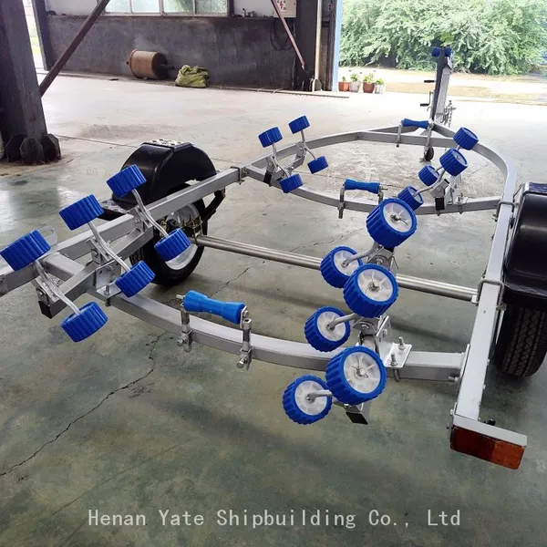 Henan Yate Boat Trailer Factory Supplies Yacht Trailers, Water and Land Tugboat Racks photo-2