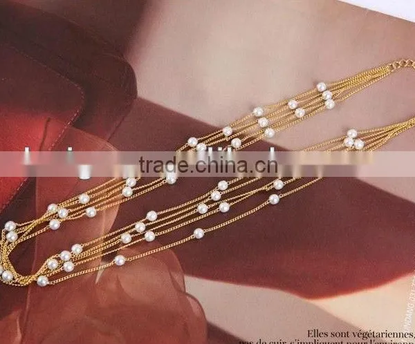Fashion Pearl Chain Jewelry Necklace