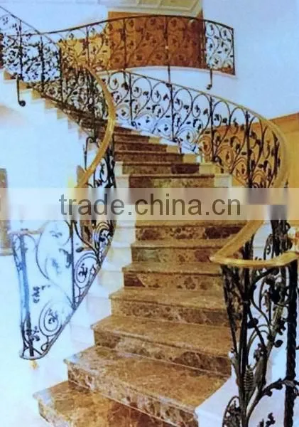 Interior Cheap Polished Light Grey Marble Stone Risers & Stairs photo-3