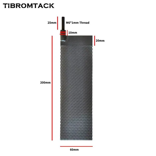 Titanium Anode Mesh With Ir-Ta Coating MMO 1 Pieces All Coated for Water Ionizer and Sodium Hypochlorite Generator photo-3