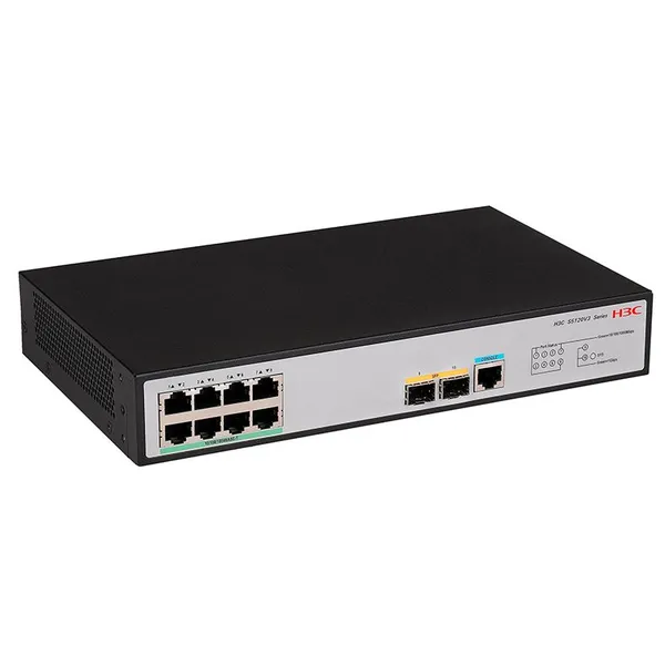 H3C S5130V2-10P-HPWR-LI Enterprise POE Switch - 8 Gigabit Ethernet + 2 SFP Ports, Layer 2/3 Managed Switch photo-4
