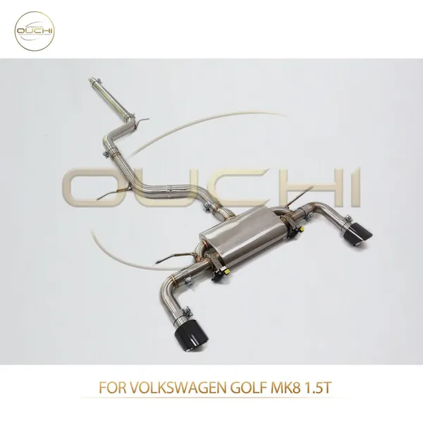 SS304 Exhaust System Catback for Volkswagen R36/Golf GTE MK7/golf MK7/Golf MK7 GTI/ Golf MK8 Muffler With Tips High-performance Car Exhaust Parts photo-5