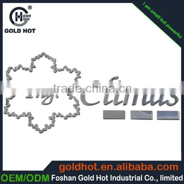 2015 Best Selling Products Customized Electroforming Label Metal Label Nickle Label Sticker With Adhesive