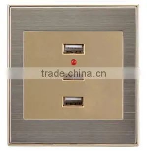Outstanding Design Practical 250V 10A 3 USB Wall Mount Socket Outlets/3 Usb Outlet/Wall Socket Outlet photo-2