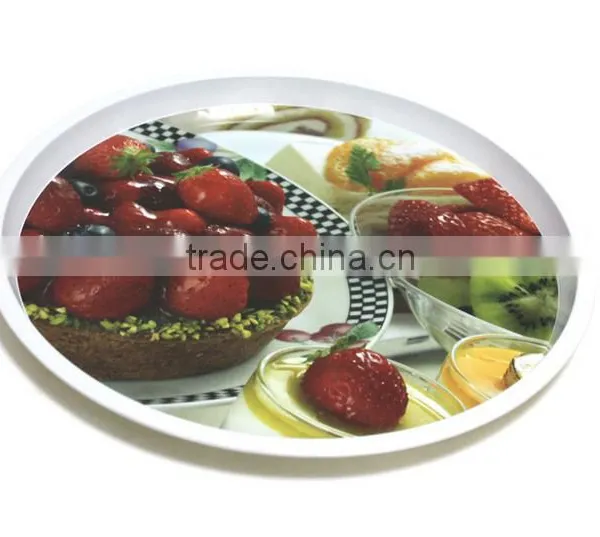 Round Bar Tray Tea Service Metal Tray photo-2
